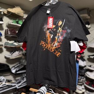 Marvel Mad Psylocke T Shirt New L